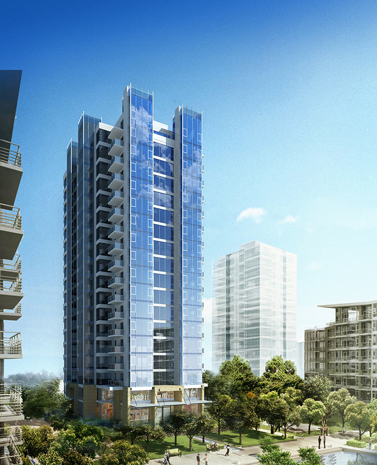 Humphreys Partners Architects Central Tower Rendering Back