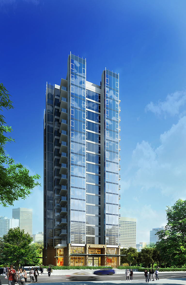 Humphreys Partners Architects Central Tower Rendering Front