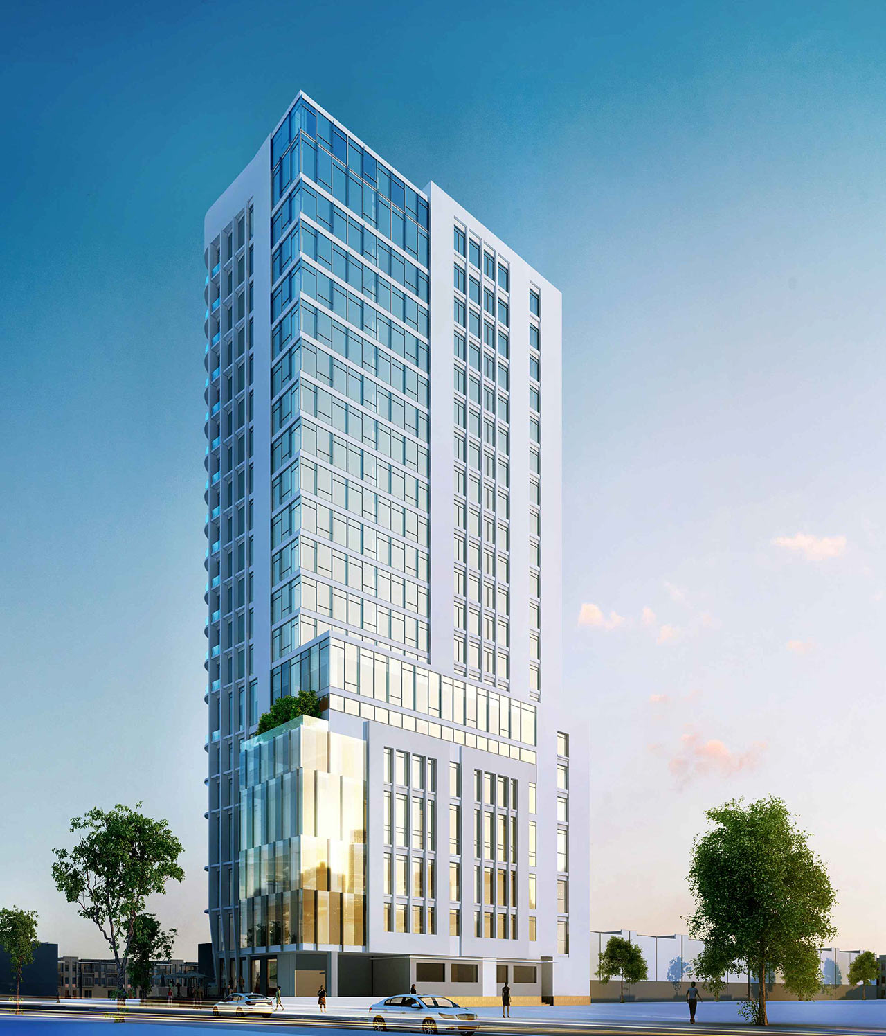 Humphreys Partners Architects Anh Thinh Tower Rendering Back