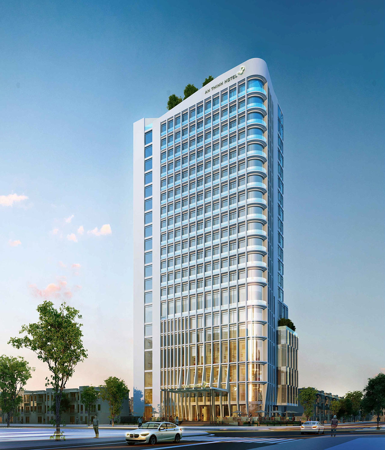 Humphreys Partners Architects Anh Thinh Tower Rendering Front