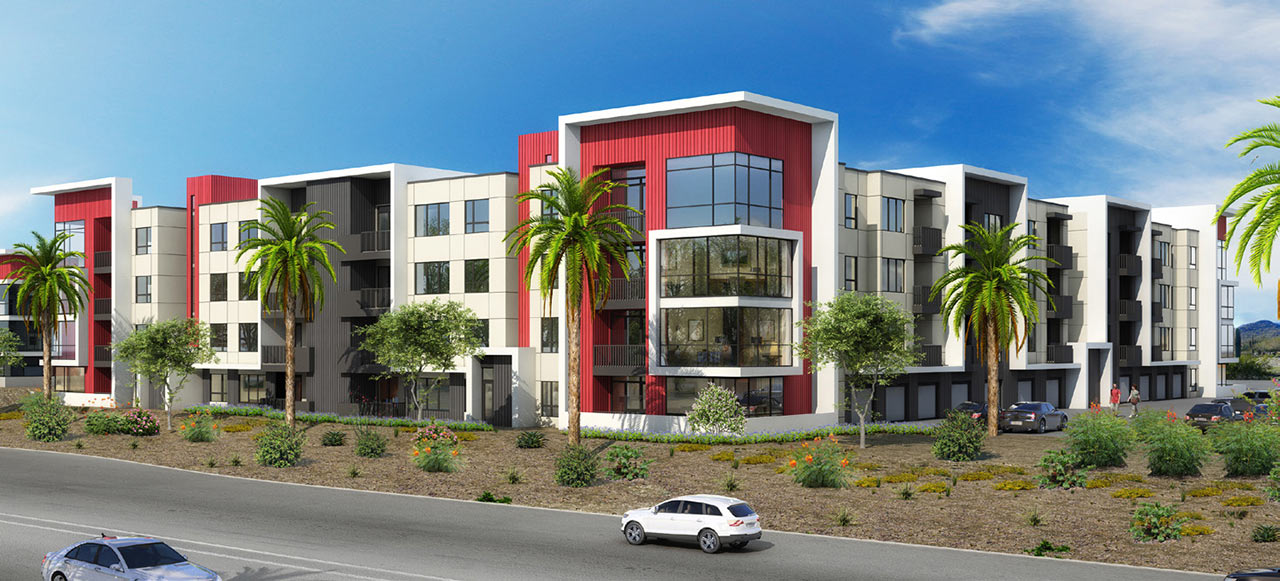 Humphreys Partners Architects Summerlin Apartments Rendering