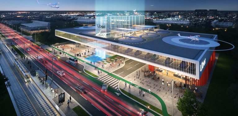 Companies design skyports to enable aerial ridesharing with Uber Air by 2023