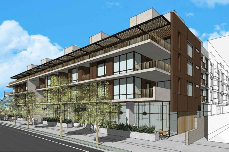Humphreys Partners Architects 5570 Rosemead Rendering Exterior Side