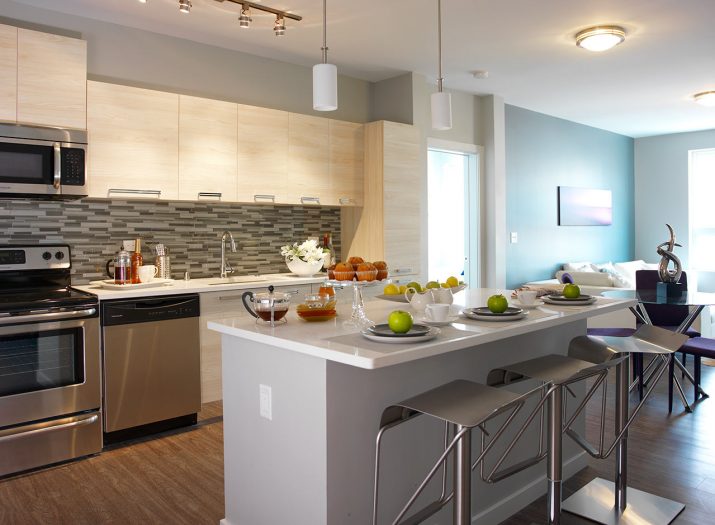 Humphreys Partners Architects Aqua on the Levee Kitchen