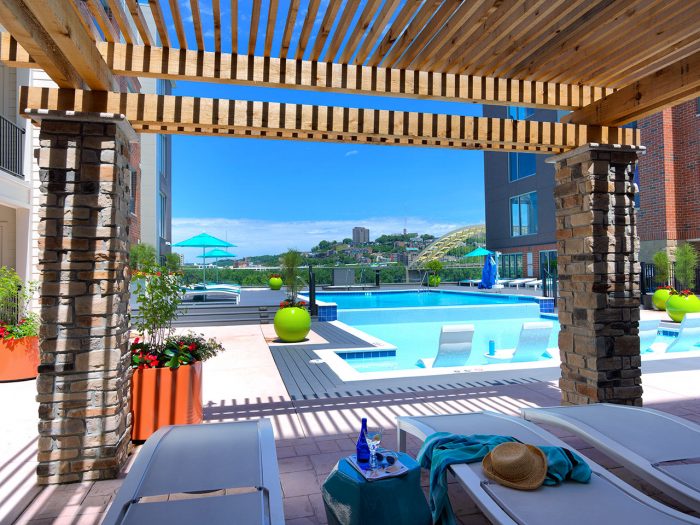 Humphreys Partners Architects Aqua on the Levee Pool Cabana