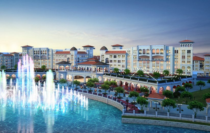 Humphreys Partners Architects Bayside Rendering Crystal Fountain