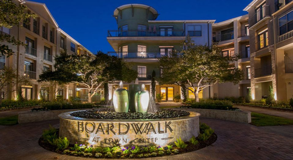 Humphreys Partners Architects Boardwalk at Town Center Entrance Sign