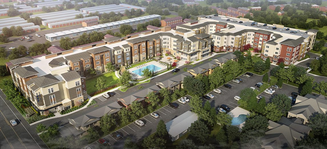 Humphreys Partners Architects Chico Rendering Aerial