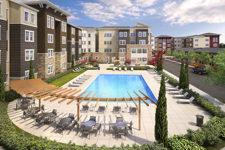 Humphreys Partners Architects Chico Rendering Pool