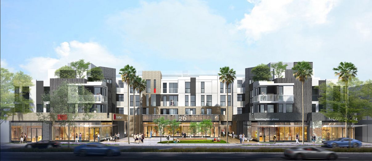 Humphreys Partners Architects Huntington Plaza Rendering Front Exterior2