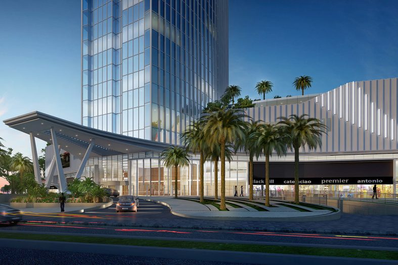 Humphreys Partners Architects Imperia Tower Rendering Hotel Entrance Web