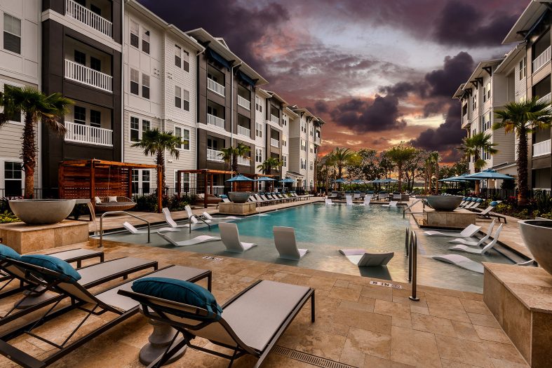 Humphreys Partners Architects Isla Antingua Dusk Pool