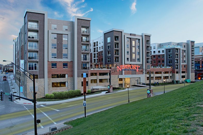 Humphreys Partners Architects Newport on the Levee Sign