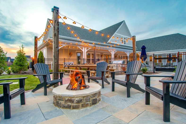 Humphreys Partners Architects Novel Lockwood Glen Pool Fireplace