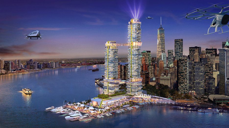 Humphreys Partners Architects Pier2 AOTF Tower View 1 Rendering