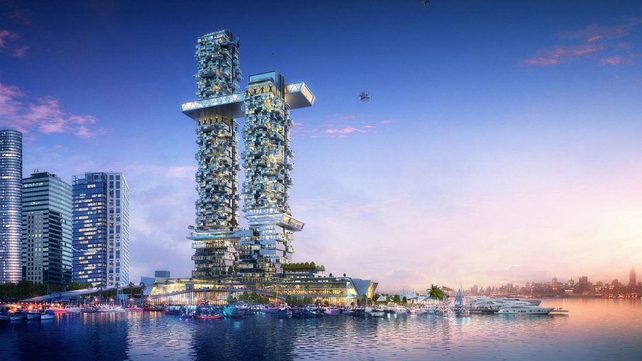 Humphreys Partners Architects Pier2 AOTF Tower View 2 Rendering