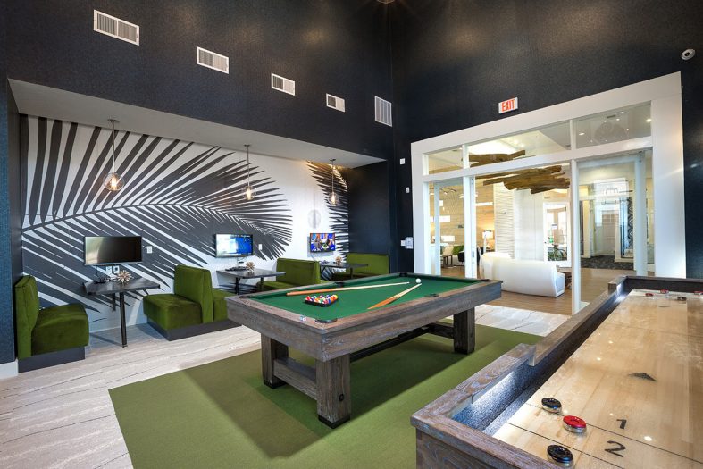 Humphreys Partners Architects Sea Glass Clubhouse Game Room