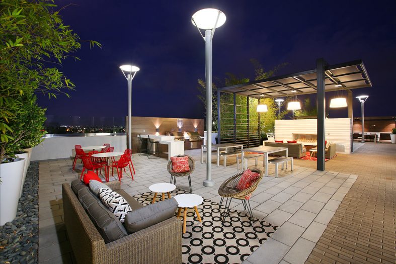 Humphreys Partners Architects The Alton Rooftop Lounge Night