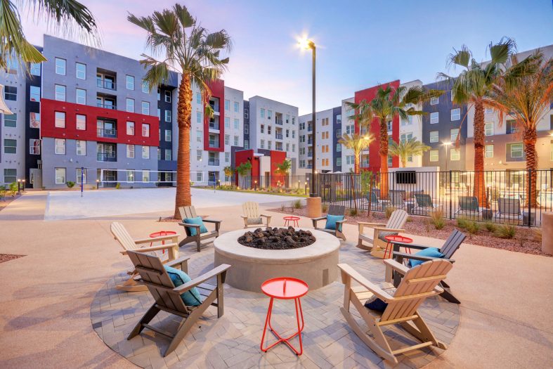 Humphreys Partners Architects The Degree Outdoor Fire Pit