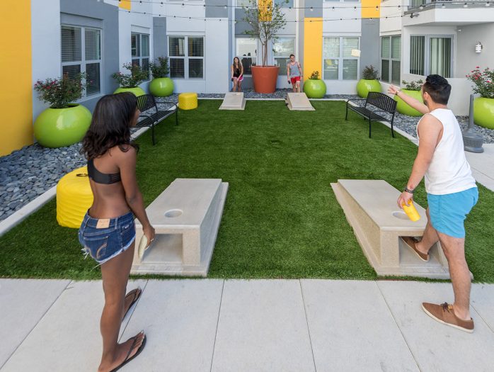 Humphreys Partners Architects The Local Downtown Courtyard Games