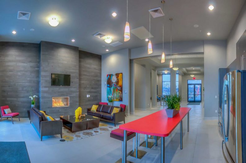 Humphreys Partners Architects The Residences atStreets of St Charles Lobby
