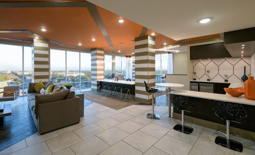 Humphreys Partners Architects The Standard at Gainesville VIP Lounge
