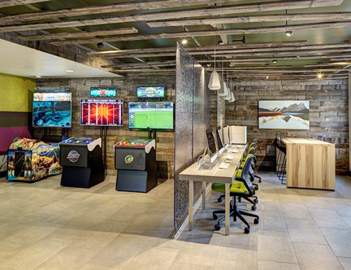 Humphreys Partners Architects U Club on 28th Game Room