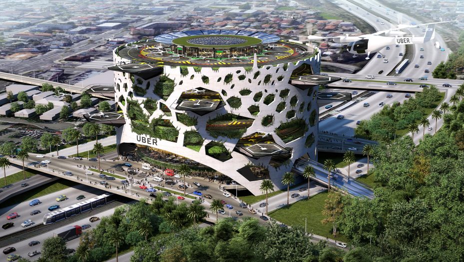 Humphreys Partners Architects Uber Elevate 2018 Mega Skyport Aerial