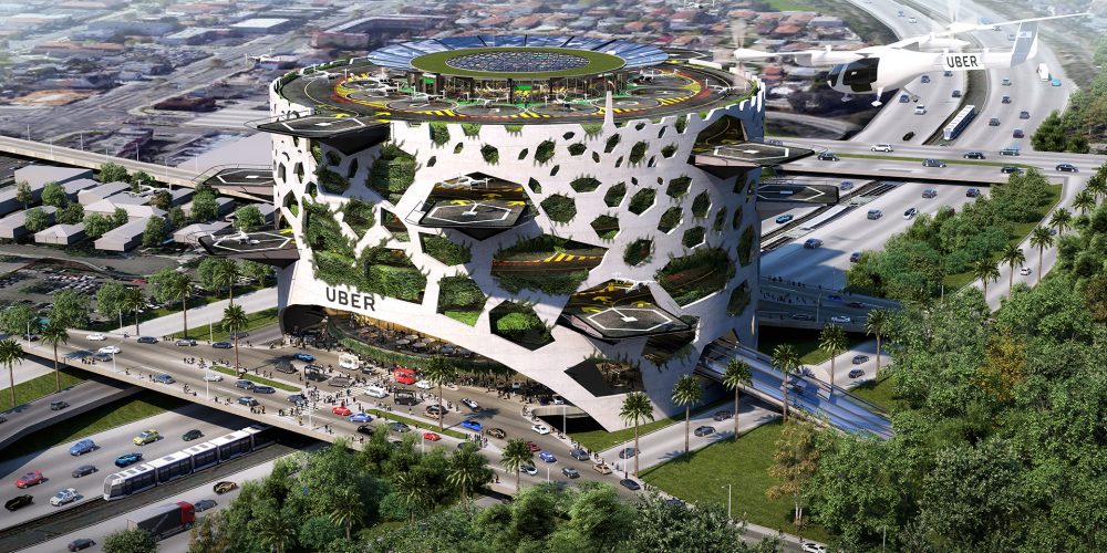 Humphreys Partners Architects Uber Elevate 2018 Mega Skyport Aerial