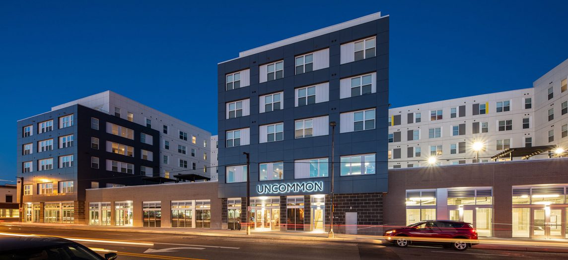 Humphreys Partners Architects Uncommon Columbus Exterior Night