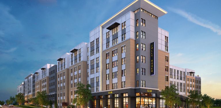 New student living center for ECU students, Jolly Roger
