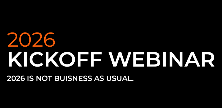 Webinar - KICKOFF 2026 Webinar